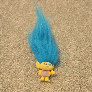 Blue-Haired Mini Troll Doll